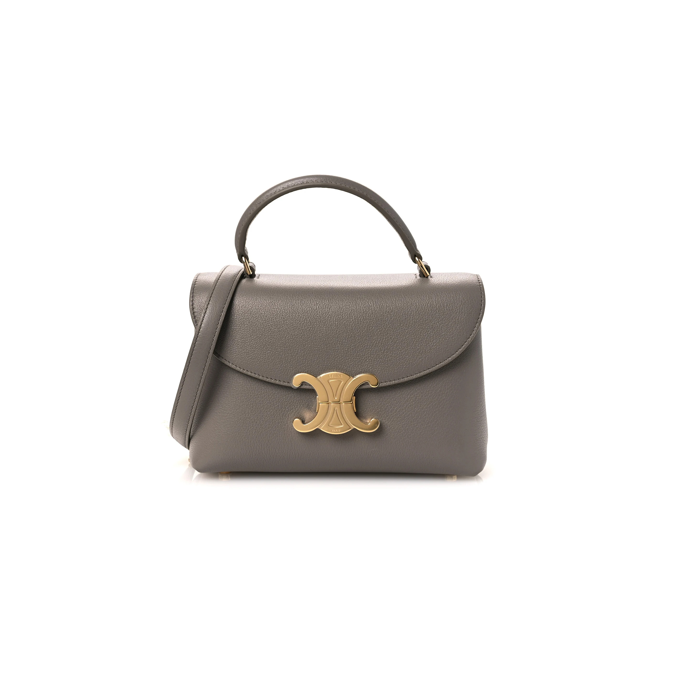 CELINE TEEN NINO BAG IN SUPPLE GRAINED CALFSKIN 118113FXK (20.5*13*8cm)